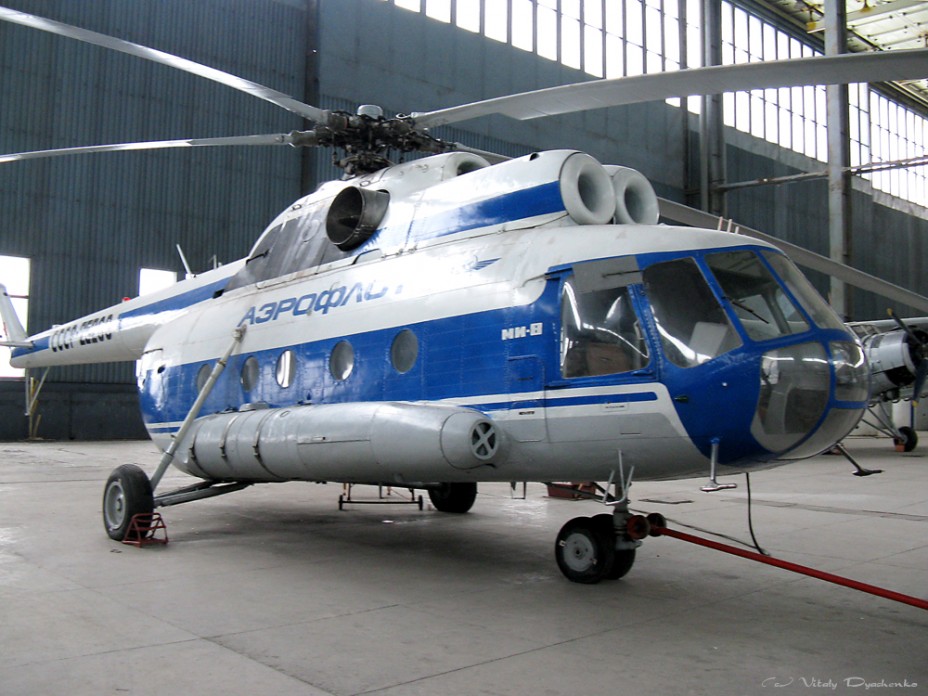 МІ-8. Екскурсія в ангар НАУ